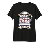 Whisperer de Machine à sous de Jeu de Casino T-Shirt Haut de Gamme