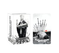 Whispering Tarot Art Deck - Ensemble de divination minimaliste de 78 cartes, finition premium, révélation esthétique | Dessiné à la main pour les chercheurs spirituels, réflexion personnelle méditativ