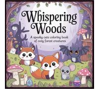 Whispering Woods: A Spooky Cute Coloring Book of Cozy Forest Creatures: Adorable Woodland Familiars, Creepy Kawaii Critters & Enchanted Forest Scenes for Teens and Adults