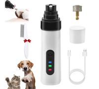 Whisperpaws Coupe-ongles sans douleur, 2025 amélioré silencieux pour chiens, Whisperpaws pour chiens, broyeur à ongles rechargeable avec chargement USB, toilettage sans stress pour chiens et chats (1