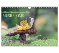 Whispers Beneath the Forest's Moss Mushrooms (Wall Calendar 2026 DIN A4 landscape), CALVENDO 12 Month Wall Calendar: Mystic and mysterious life of mushrooms in the forest