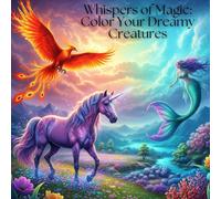 Whispers of Magic: Color Your Dreamy Creatures: Unleash your imagination as you color playful dragons, sparkling unicorns, and curious critters from enchanted worlds!
