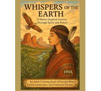 Whispers of the Earth: A Native-Inspired Journey Through Spirit and Nature: An Adult Coloring Book of Peaceful Women, Sacred Landscapes, and Feathered Dreams