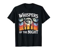 Whispers of The Night Cute Ghosts Moon Chemise d'halloween T-Shirt