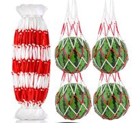 WhistenFla Lot de 30 hamacs à melon, hamac en melon de 48,3 cm pour treillis robuste, sacs à suspendre pour citrouille, cantaloup, miellat, sac de 48,3 cm et poignée de 48,3 cm, ours pour 13,6 kg