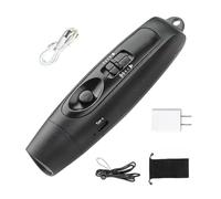Whistle Électronique - Sifflet Bruyant Multifonction Avec 3 Modes Réglables, Sifflet De Sécurité Portable | USB Rechargeable Sifflement Avec La Lumière LED, Sifflet De Survie D'urgence Pour Les Arbitr