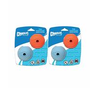 Whistler Ball | Jouet pour chien | 2 x 2 unités | Medium, siffle en vol | Chuckit! | Jouet pour chien | Pour longs lancers avec sifflement | Compatible lanceur taille M | Pack Double