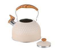 Whistling Kettles, Whistling Induction Tea Kettle Stove, Stainless Steel Pot 2.5L, Loud Audible Whistle Spout, Ergonomic Cool-Touch Handle, Ideal for Home Kitchen, 19x22.5cm