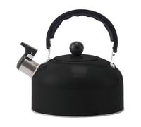Whistling Tea Kettle, Stainless Steel 3L Water Boiler, Food-Grade Durable Teapot, Heat-Resistant Handle Spout Lid, Loud Automatic Whistle, Camping Kitchen Accessory, Ergonomic Portable Pot, 18x18x20,