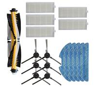 Whisverse Kit de remplacement pour ventilateur moteur d'aspirateur RV-R500 - Brosses latérales Hepa - Accessoires - Filtre