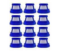 Whisverse Lot de 12 filtres de rechange pour aspirateur HomeVac H11 Pure Accessoires de nettoyage