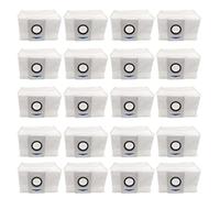 Whisverse Lot de 20 à poussière de rechange pour aspirateur DEEBOT X1 OMNI TURBO haute capacité étanche accessoires sac à poussière