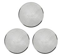 Whisverse Lot de 3 grilles de cuisson rondes professionnelles pour four à pizza et barbecue en anti-adhésive (30,5 cm)