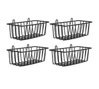 Whisverse Lot de 4 étagères pour grille murale en métal, grille pour photos murales