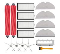 Whisverse Remplacement pour Max/Max+ Brosse latérale principale Hepa Filtre Chiffon Chiffon de nettoyage Pièces de rechange pour aspirateur