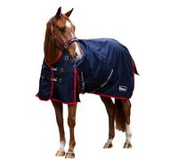Whitaker - Couverture d´extérieur pour Chevaux RASTRICK V2 (145 cm) (Bleu Marine)