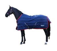 Whitaker - Couverture de Box pour Chevaux RASTRICK V2 (160 cm) (Bleu Marine)