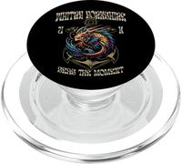 Whitby, Yorkshire, Seas The Moment Sea Serpent Design PopSockets PopGrip pour MagSafe