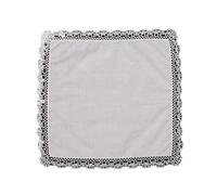 White 10 Pieces Lace Handkerchiefs Blank Crochet Hankies