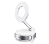 (White)2025 Upgraded Strong Magnetic Car Phone Holder for MagSafe, Ultra Vacuum Suction Cup Phone Mount 360 Degree Phone Holders