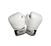 (White)2Pcs Kids Boxing Gloves Children Punch Training Sparring Kickboxing Fighting Fitness Mitts Hitting Hand Protector Blue Black Red for 3-12Y kids