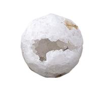 White Agate Crystal Cluster Cave Ball Ornaments Gemstone Home Decoration,500~560g Gemstone Stone