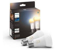 Philips Hue Ampoule LED connectée White Ambiance E27 1100 lm équiv. 75W Bluetooth – Pack de 2