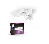 White and Color Ambiance Centris 3 Spots - Blanc, compatible Bluetooth