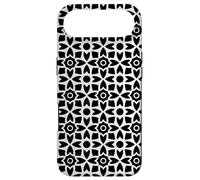 White Black Circle Cross Dot Ring Flower Petal Pattern Coque pour iPhone Air