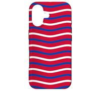 White Blue Red Netherlands Tricolor Dutch Language Pattern Coque pour iPhone 17