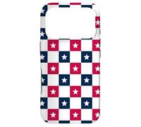 White Blue Red United States Washington Western Pattern Coque pour iPhone 17 Pro