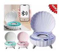 (white) Bluetooth Connection Stereo,Wireless Bluetooth MP3 Music Player with Colorful