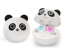 White Bluetooth Earphones, Wireless Earbuds Kids Cartoon Design 36H Playtime Noise Reduction Waterproof Earbuds With Microphone Charging Case For Training Sport Travel