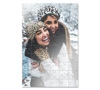 WHITE BOARD GAME Puzzle Personnalisé en Méthacrylate 20x30cm 60 Pièces - Cadeau Original, Fete des Peres - Puzle avec Votre Photo