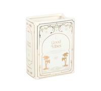 White Book Shaped Vase