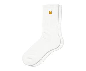 White Chase Crew Socks by Carhartt WIP