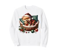 White Christmas Must Haves for Dog Lover and Pomeranian Mom Sweatshirt