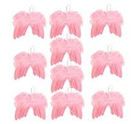 White Christmas Tree Decorations Angel Christmas Ornaments for Home Party 10PCS White Decorations
