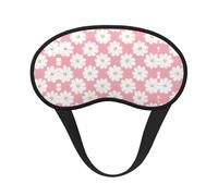 White Chrysanthemum Texture Chart Sleep Mask Soft Eye Maskblindfold Eyeshade Smooth Comfortable Eye Cover with