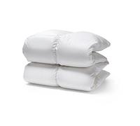 White Cloudz - Couette en Duvet KAPRUN d'hiver Plus Chaud - 90% Duvet d'oie européenne - Percale 100% Coton mako - 200 x 200 cm - 1140 g