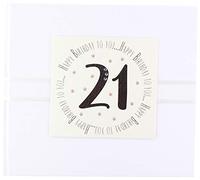 White Cotton Cards Livre d'or Happy Birthday to You, 21 (MTGA18G)