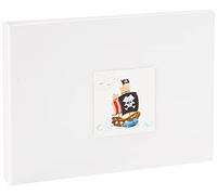 WHITE COTTON CARDS Tiny Album Photo Valeur Bateau Pirate, Blanc