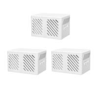 White Deodorizer Pellets Silver Ion Module Compatible avec Roborock Qrevo Edge, Curv, Saros 10, Saros 10R, Saros Z70 Robot Aspirateur pour Réservoir d'eau sale, 3 modules de particules désodorisantes