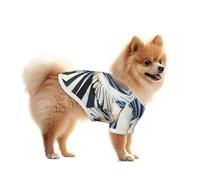 White Dove Chemise en maille pour chien - Léger et respirant, séchage rapide extensible pour petits chiens