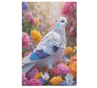 White Dove Puzzle en Bois Enfant 1000 Pièces - Jeu EduChatif Motricité Fine Et Concentration - Puzzles pour Adultes （78×53cm）
