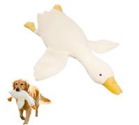 White Duck Dog Toy, Large Plush Goose Chew Toy for Dogs, Cute Giant White Goose Stuffed Animal Duck Plush Super Soft Hugging for Dogs Chew and Play Best Indoor Puppies and Senior Pups (27.5in/70cm)
