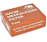 White Elephant Classic Collection Lot de 40 filtres en Mousse de mer Naturelle 9 mm, Papier