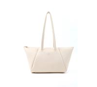 White Faux Leather Single Compartment Zipper Hand Shoulder Crossbody Bag