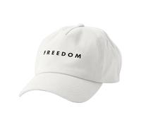 White Freedom Printed Baseball Cap, 2025 Freedom Baseball Hat, Léger Et Respirable pour Les Femmes Qui Courent des Randonnées De Randonnée De Golf Sports De Plein Air