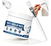 White Furniture Touch-Up Paste with Brush, Wood Repair Paste (1Pcs)